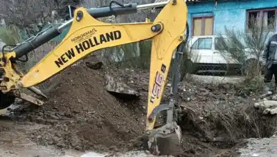 Colapsó un conducto pluvial en Pilar II: así fue la intervención de emergencia del Municipio