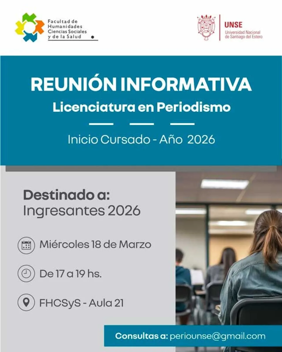Actividad informativa para ingresantes de Periodismo UNSE