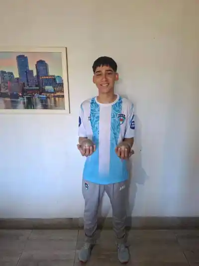 Tiziano Mendoza, el bochófilo de Esquina que representará a Argentina en el Mundial de China