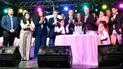 Víctor Araujo en Garza: qué obras inauguró la provincia en el 127° aniversario