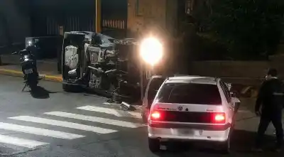 Dos siniestros viales en Salta: cómo fue la secuencia que dejó a un motociclista hospitalizado