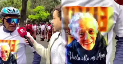 Un salteño pedaléo 160 kilómetros con la foto de su mamá en la remera: su primer Milagro sin ella