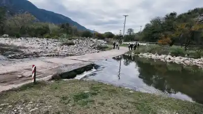 Restringen el tránsito en el badén de Pomancillo Oeste por deterioro estructural