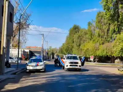 Dos motociclistas al Rawson tras un fuerte choque en Circunvalación