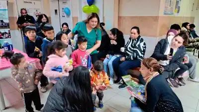 Juegos, controles de salud y sorteos: así celebró la UPA N.º 4 el Día de la Niñez