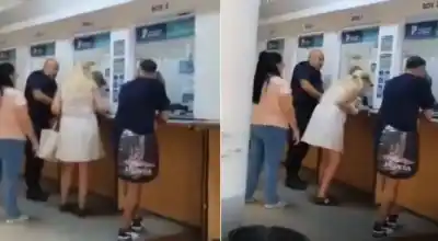 Furia en la municipalidad: Una mujer estalla en medio de un trámite y la situación se descontrola