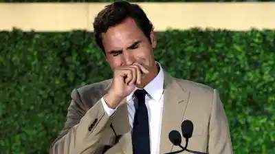 Federer emocionado en el Salón de la Fama: el llanto, el mensaje a Mirka y el guiño a Nadal y Djokovic