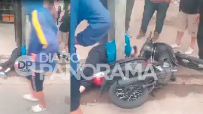 Un joven quedó en grave estado tras chocar contra dos postes en Avenida Lugones