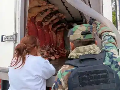Decomisaron 1.500 kilos de carne que viajaban sin documentación en Pichanal
