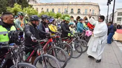 68 biciperegrinos llegaron a Salta para honrar al Señor y la Virgen del Milagro