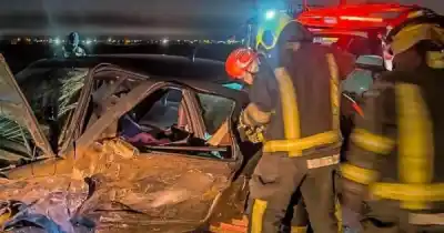 Dio positivo en alcoholemia y protagonizó un choque múltiple en Río Gallegos