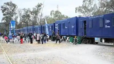 Más de 3.000 vecinos de Campo Quijano ya usaron los servicios del Tren Sociosanitario