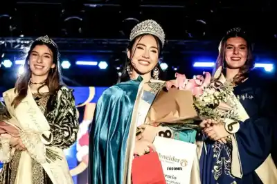 Morena Nancupillán, la nueva Reina de las Colectividades de Comodoro