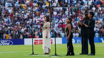 La voz de Jujuy que cruzó continentes: Marina Padilla García emocionó con el himno de Australia