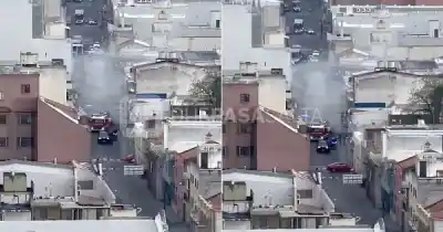 Incendio de gran magnitud en pleno centro de Salta: los bomberos trabajan contra el fuego
