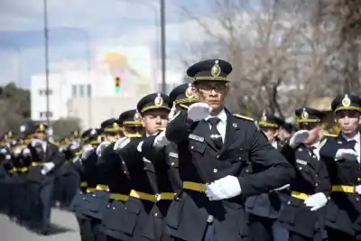 140 años de la Policía de La Pampa: el emotivo homenaje a los canes que marcaron época