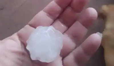 Granizo otra vez en Misiones: el mal tiempo se intensifica y la alerta sigue