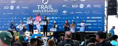Ignacio Reyes y Emilia Giustiniani ganaron el Trail Aniversario en Paso Córdoba