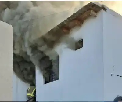 Incendio en el barrio Mirador: un caloventor habría originado el fuego