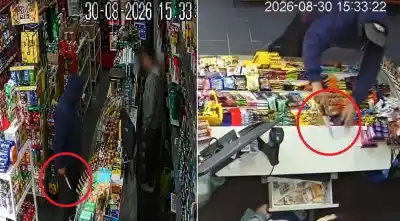 Con un cuchillo y a los gritos: el robo que terminó con el ladrón encerrado y golpeado por vecinos