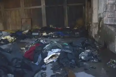 Quemaron colchones en pleno centro salteño y el operativo obligó a cortar calles