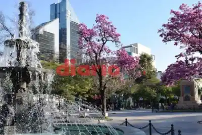 El miércoles será el día más caluroso: hasta 29°C y ráfagas de 50 km/h