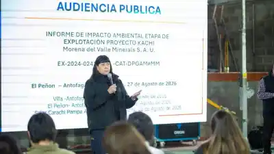 Litio en Catamarca: cerró la audiencia pública del Proyecto Kachi