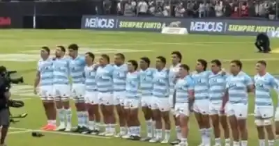 Emoción en Jujuy: así cantaron el Himno Los Pumas antes del partido