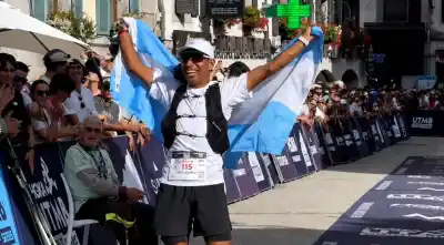 Santos Rueda, entre los 20 mejores del UTMB: el salteño que pasó de una casa de adobe a los Alpes