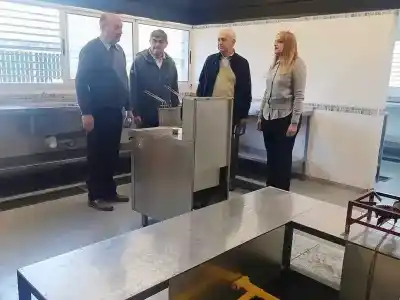 Parmetler recorrió la UNaF y anticipó una segunda etapa de obras en el comedor