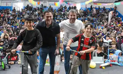Más de 2.000 chicos celebraron el Día del Niño en Trelew con sorteos y regalos