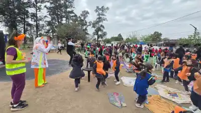 Los Ralos: el hospital abrió sus puertas a los chicos con juegos y salud