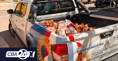 Decomisaron 300 kilos de carne en operativos en San Justo e Ischilín