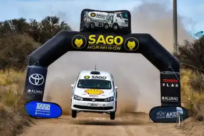Cuarta victoria de Espy González en el Rally Puntano: dominó de punta a punta en La Toma