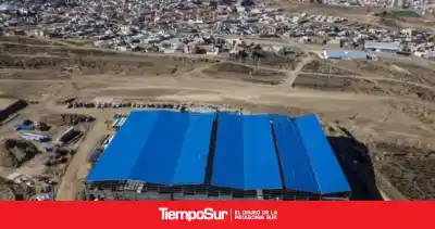 El polideportivo más grande de la Patagonia ya tiene el 95% de su estructura terminada