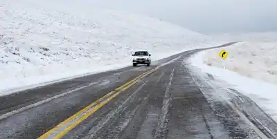 Alerta amarilla en Chubut: hasta 30 mm de nieve para este lunes
