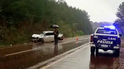 Tres heridos tras un despiste en la Ruta 14: qué se sabe del siniestro
