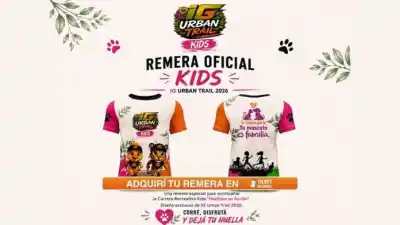 La remera oficial de IG Urban Trail 2026 ya se vende y ayuda a una fundación