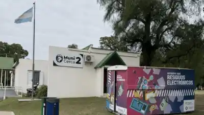 Nuevo contenedor para residuos electrónicos en el Parque Pereira y Domínguez