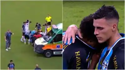 Impactante lesión en Brasil: el momento en que el pie de un futbolista quedó doblado en un ángulo imposible