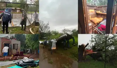 Más de 120 familias asistidas en Misiones tras el temporal: cuál es la zona más afectada
