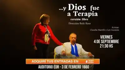 Un Dios agobiado baja a la Tierra y termina en el diván de una psicóloga atea