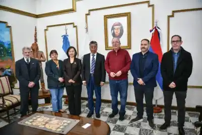 Passalacqua recibió a la Universidad de Hebei y dejó abierta la puerta a un intercambio con China