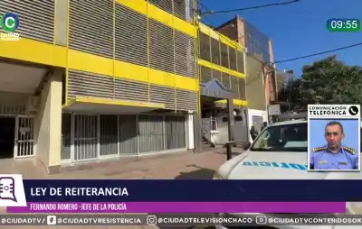 El jefe de la Policía del Chaco: "Lugares vamos a tener" para los detenidos por reiterancia