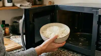 El truco viral que resuelve el problema del arroz recalentado y tiene una explicación científica