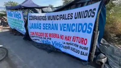 SOEM de Valle Viejo concretó el paro y amenaza con endurecer las medidas