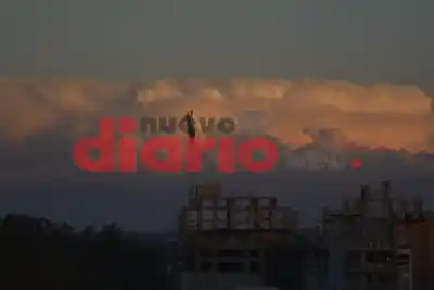 El cielo santiagueño, un manto de nubes tras el granizo en el sur