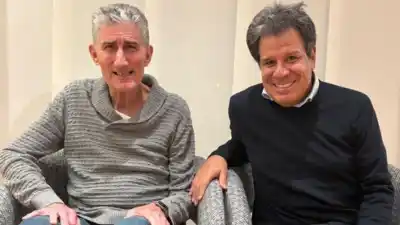 Manes reencontró al “Patón” Bauza en Quito y conmovió a todos con su mensaje