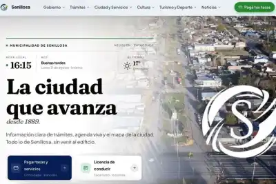 Senillosa renovó su web municipal: qué trámites se pueden hacer ahora