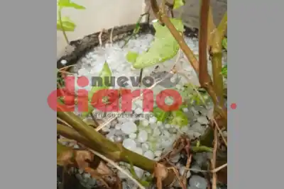 El granizo sorprendió a Los Telares y ya suma tres localidades afectadas en el sur